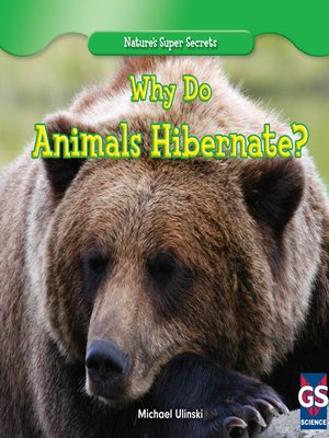 cover image of Why Do Animals Hibernate?